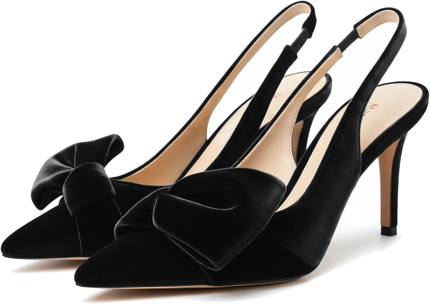 Elegant Women's Slingback Heels with Bow for Any Occasion
