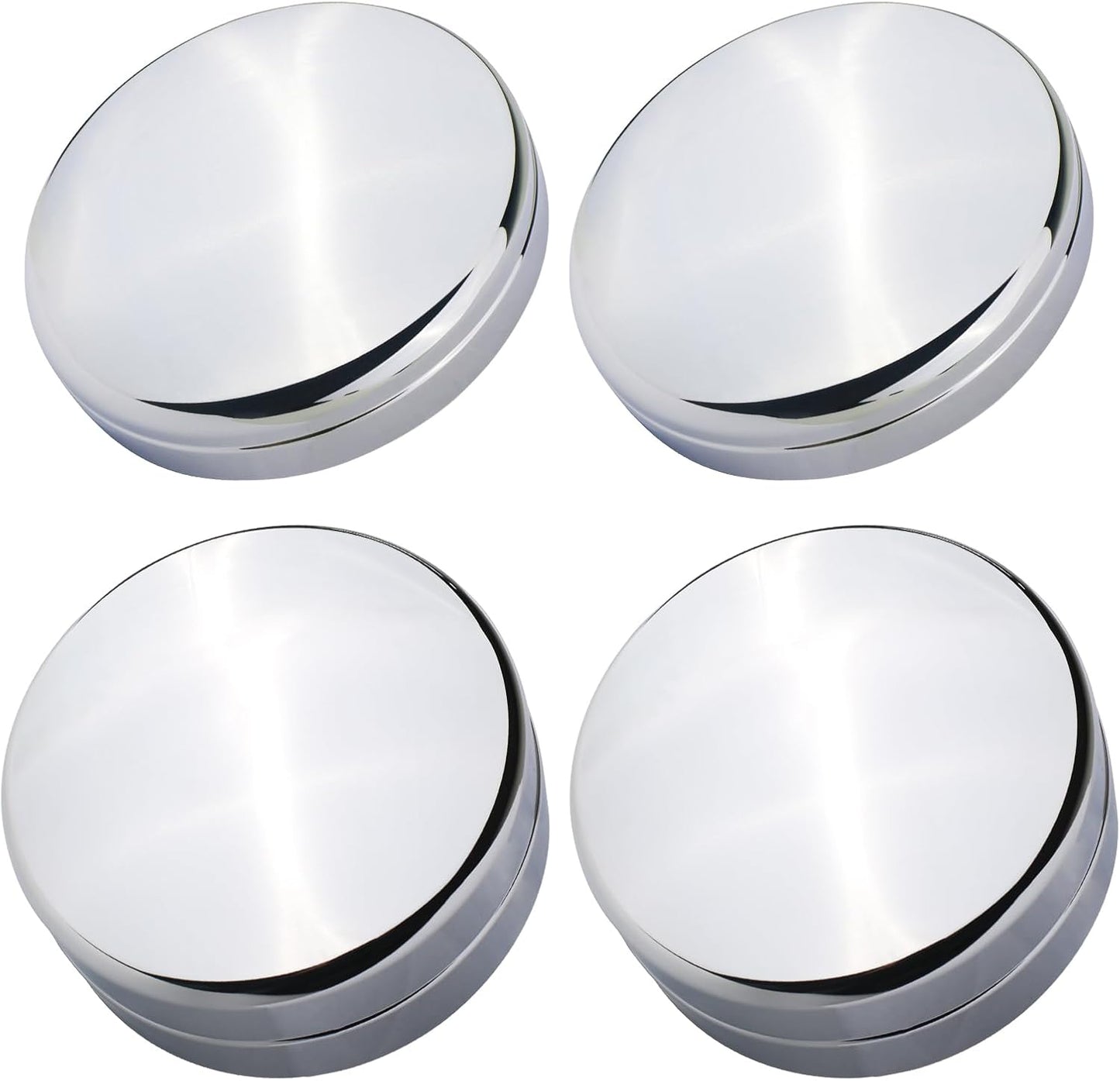 Dually Wheel Center Caps Covers Chrome for Dodge Ram 3500