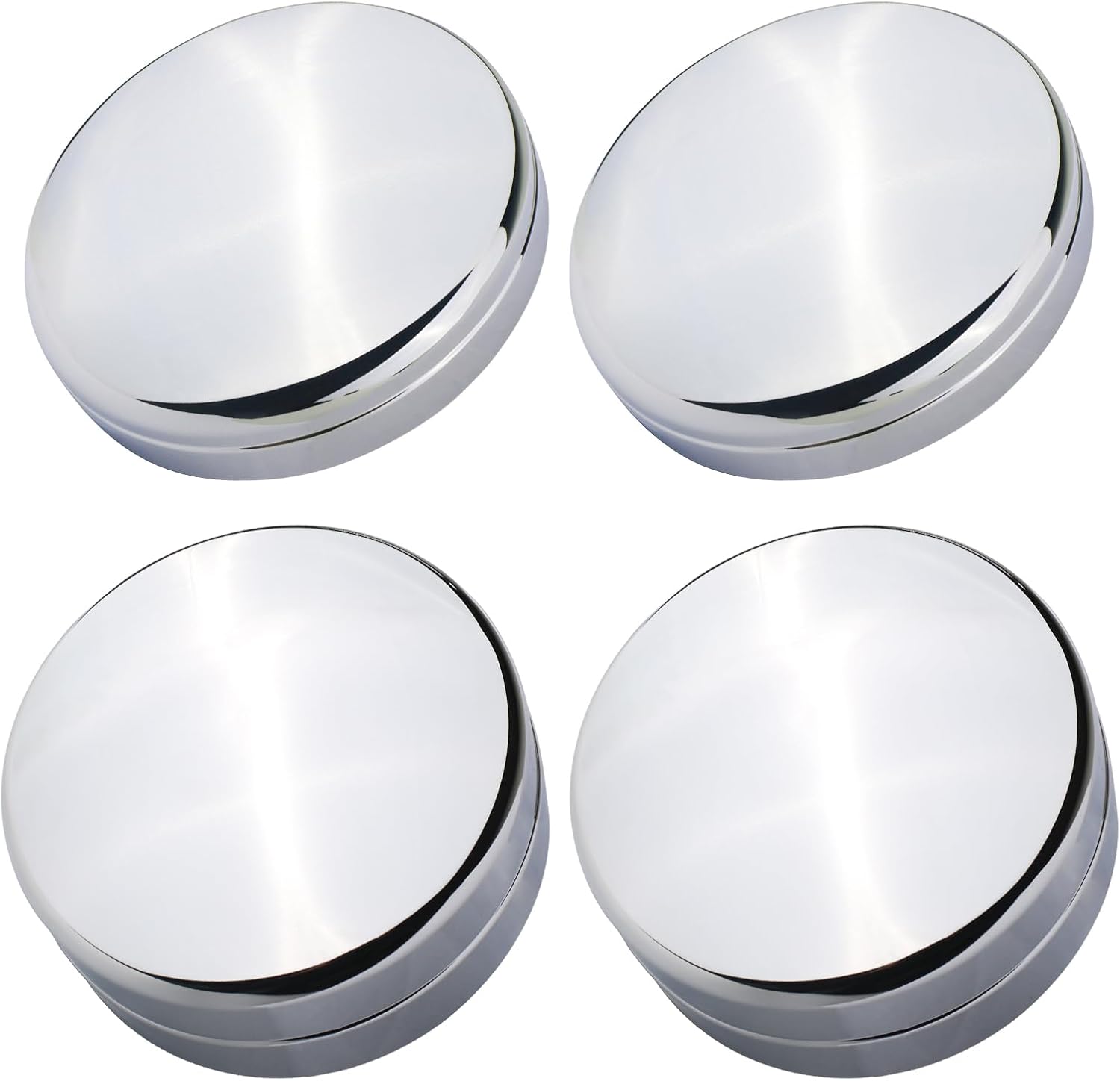 Dually Wheel Center Caps Covers Chrome for Dodge Ram 3500