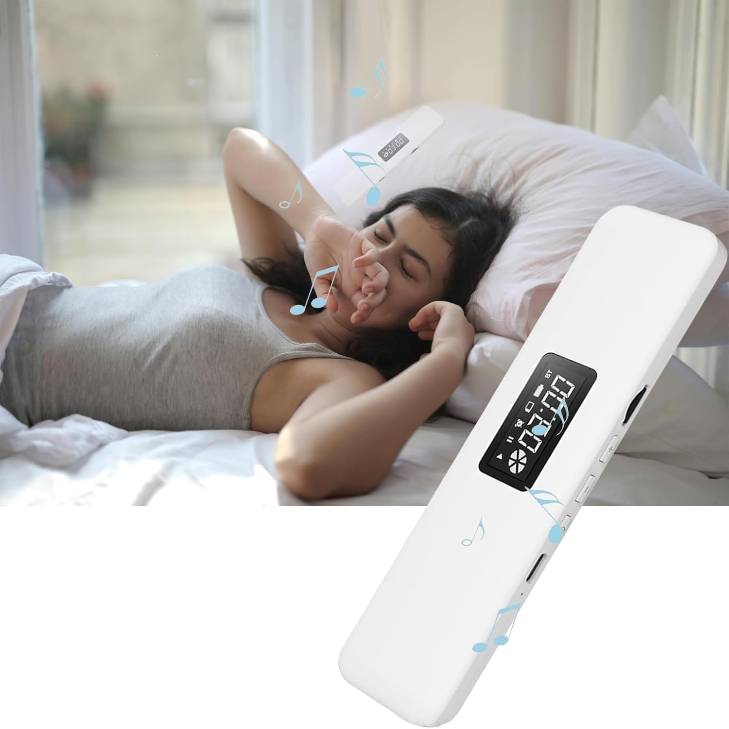 Under Pillow Speaker Bluetooth for Sleep with Timer Feature