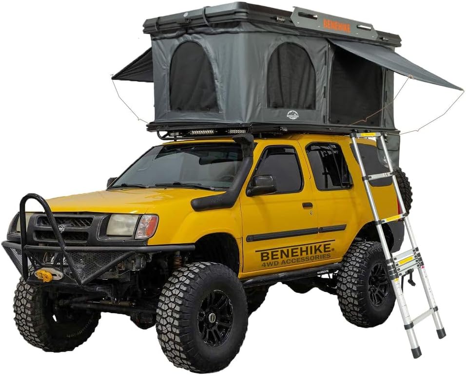 Alumabode V2 Aluminum Rooftop Tent - Camping Comfort for 2~3!