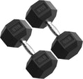 PAPABABE HEX Dumbbell Set 2.5-125lb Ideal for Home Fitness Sessions