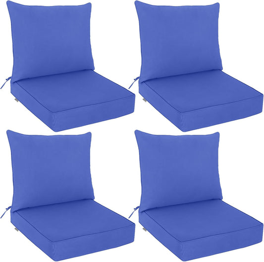 EAGLE PEAK Outdoor Deep Seat Cushion Set for Comfort and Style
