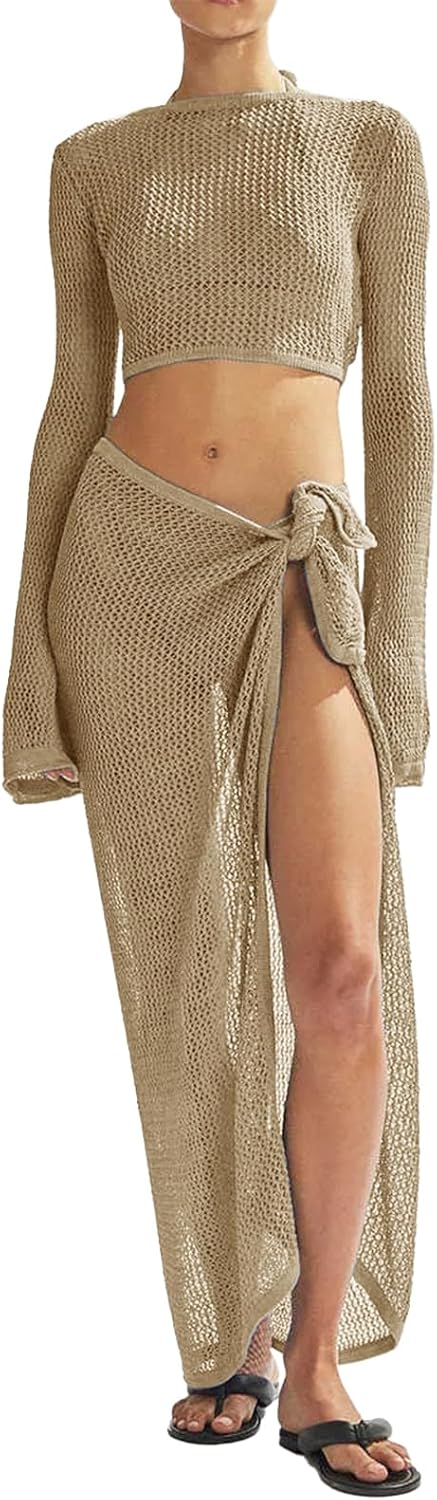 Stylish Women's Swimsuits Cover Ups Set for Beach and Pool Fun