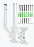 Universal Antenna Mount 2-Pack J-Pole Bracket - Heavy-Duty Outdoor