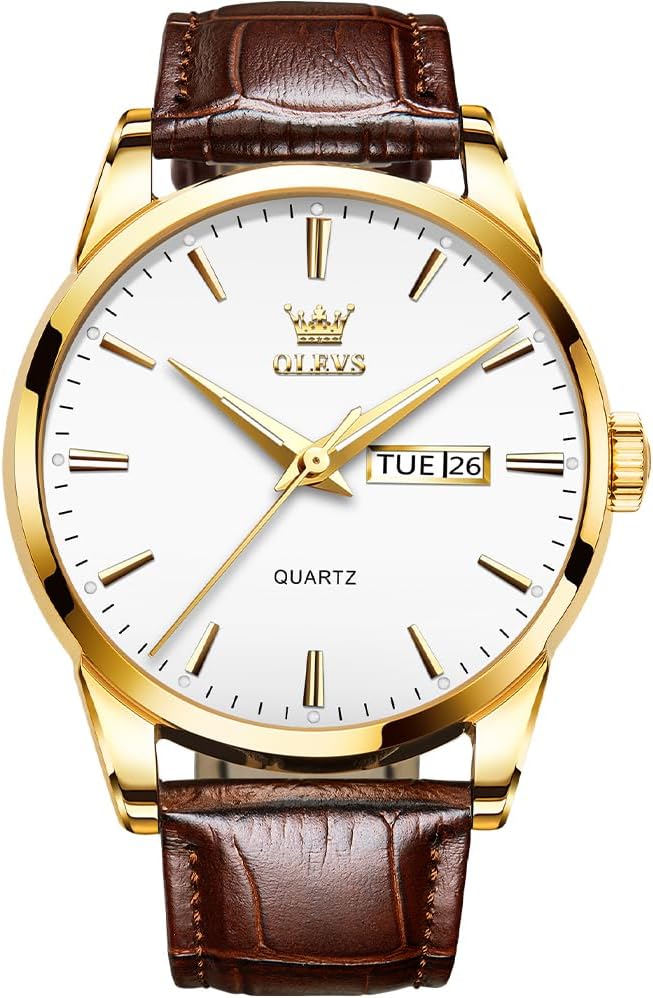 OLEVS Men's Chronograph Watch - Day Date Luminous