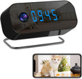 Wireless Camera Clock HD 1080P Video Recorder WiFi Nanny Cam - Remote