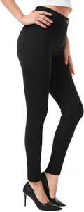 AFITNE Women's Yoga Dress Pants Slim Fit Work Pants - Stretchy Comfort