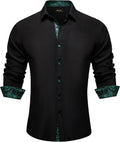 Men's Long Sleeve Inner Contrast Dress Shirt - Regular Fit Stylish