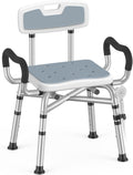 Shower Chair for Inside Shower with Arms and Back - Stable 600 lb Seat