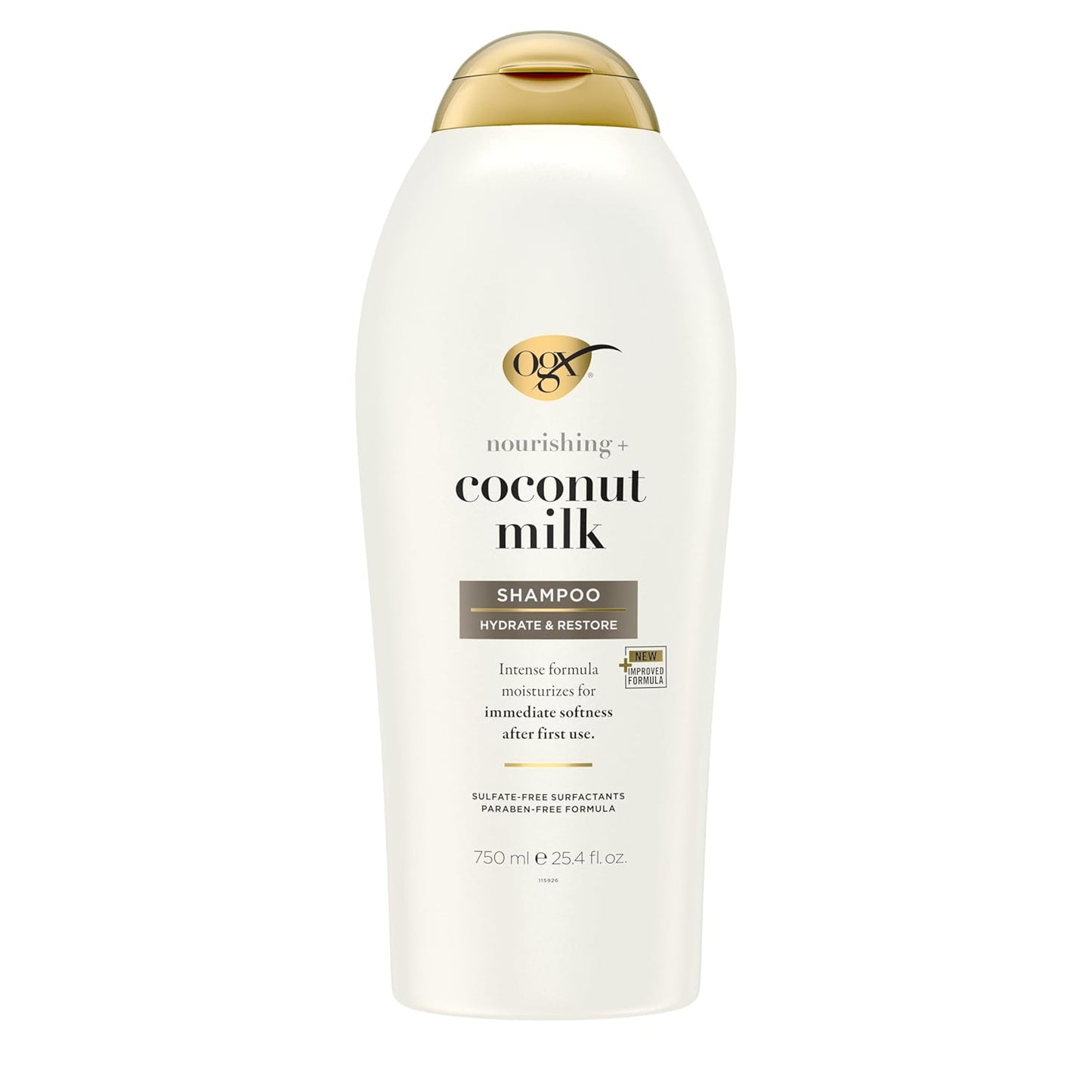 OGX Coconut Milk Shampoo, Softens Hair Instantly
