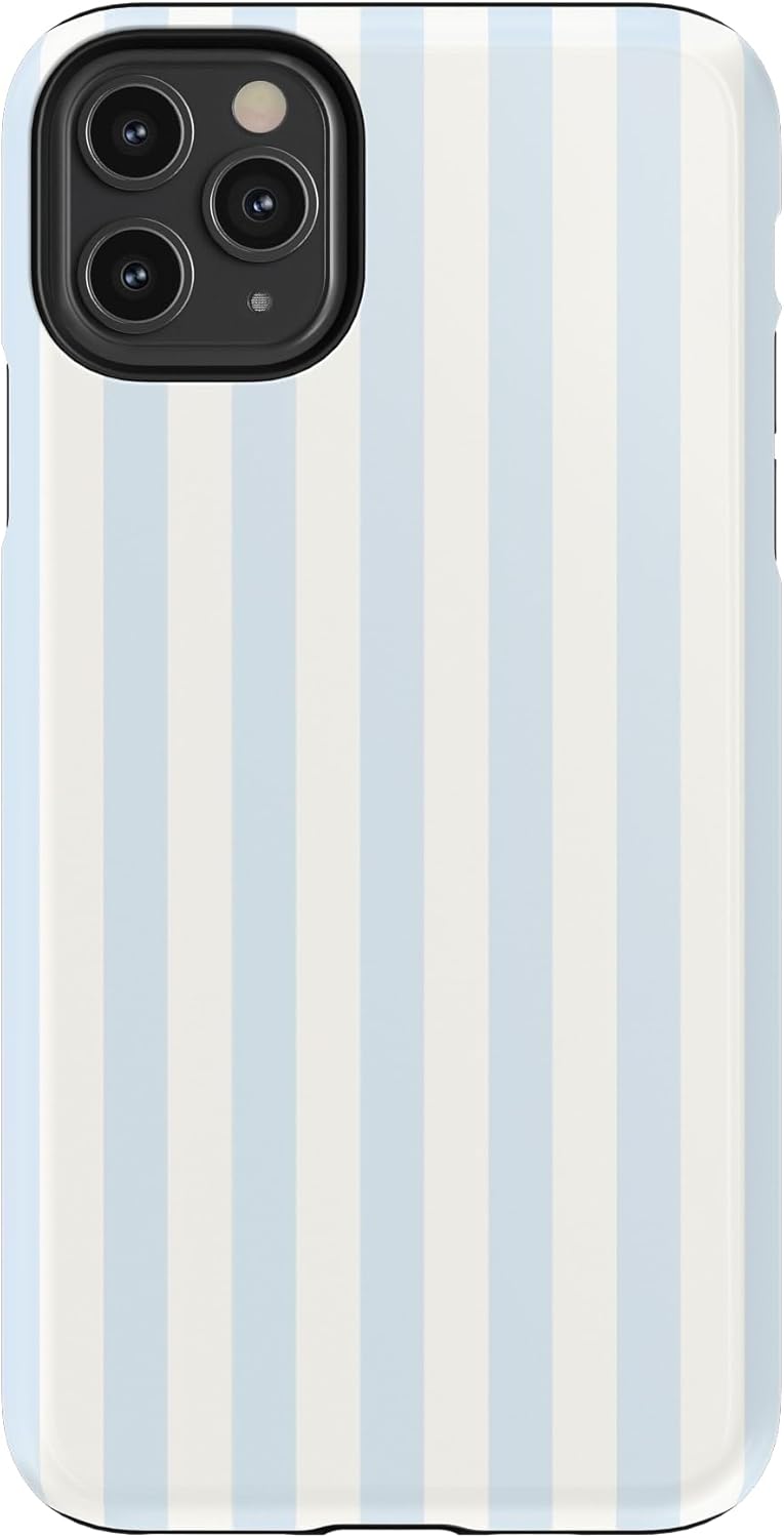 Casely iPhone 11 Pro Max Case with Blue Stripes Design