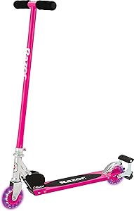 Razor S Spark Sport Kick Scooter with LED Light-Up Wheels