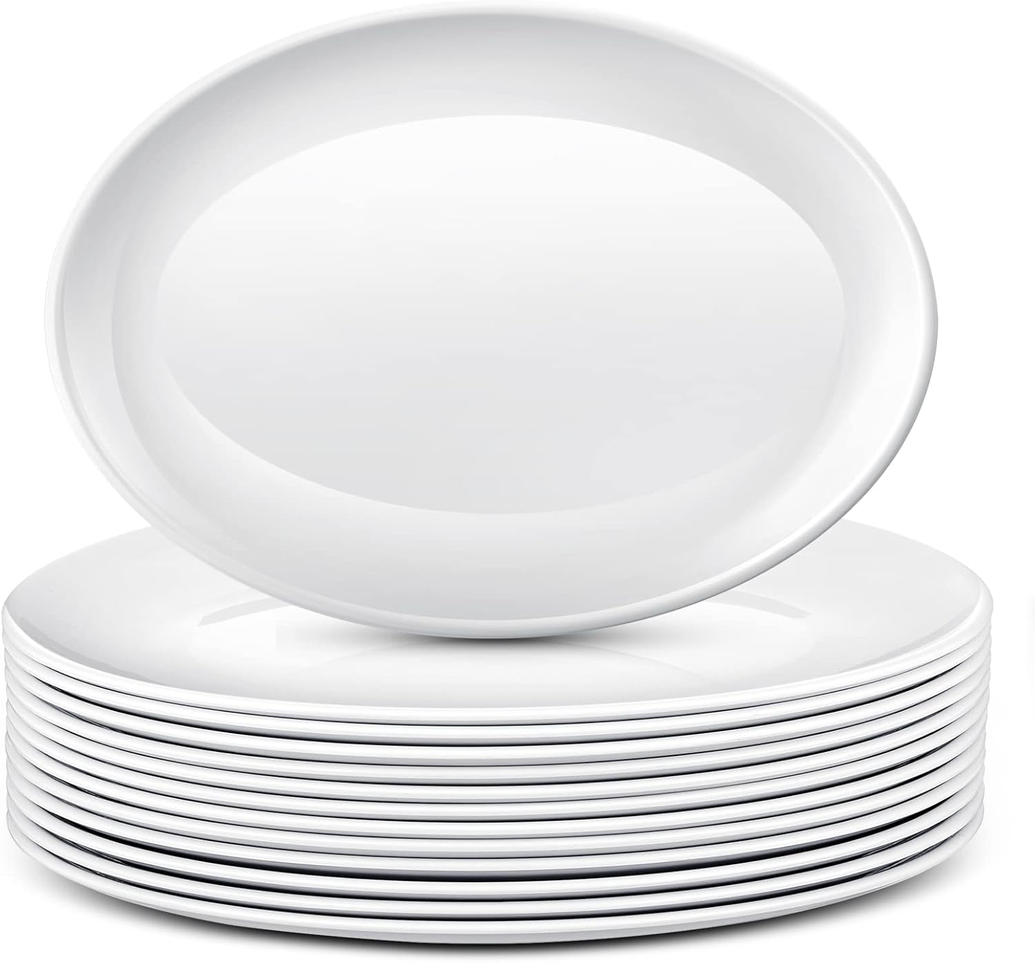 Dandat 12 Pcs Large Serving Platters for Parties and Events