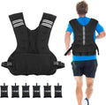Henkelion Adjustable Weighted Vest for Men Women - Up to 20lbs