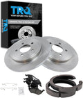TRQ Brake Pad & Rotor Kit Compatible with 2008 Mazda Tribute - Ceramic