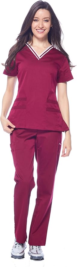 Dagacci Medical Uniform Women's Scrubs Set for Comfort and Style