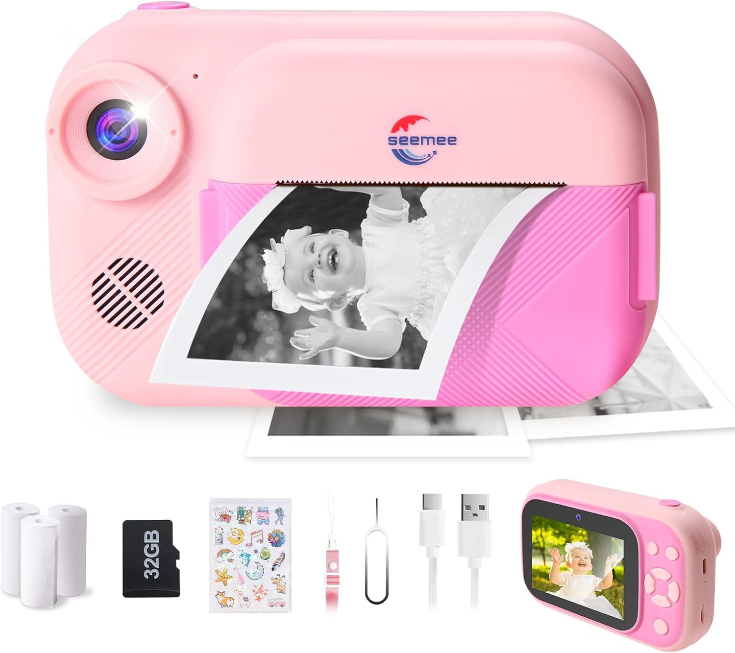 Seemee Instant Print Camera - Capture Joy Instantly