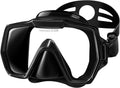 Swimming Goggles Scuba Snorkeling Mask One Piece Tempered Glass