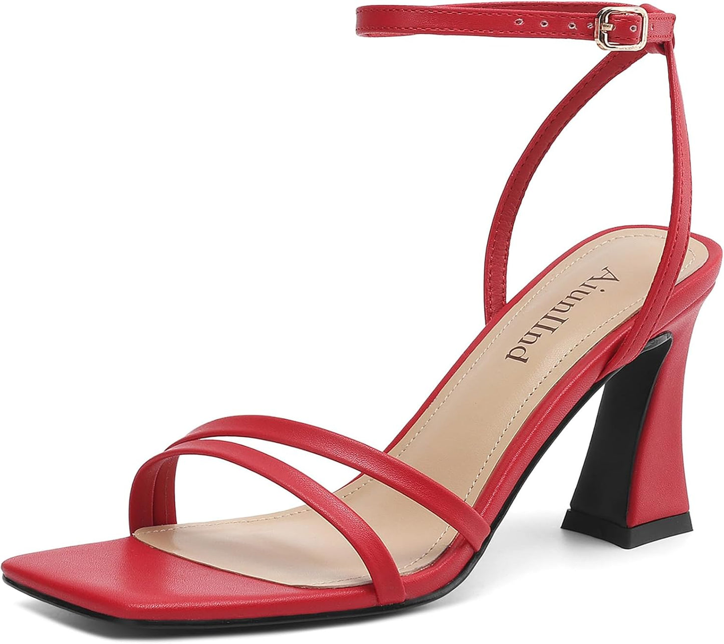 Heeled Sandals for Women with Chunky Block High Heels Style