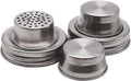 2-Pack Stainless Steel Shaker Lids for Mason Jars - Seal in Freshness!