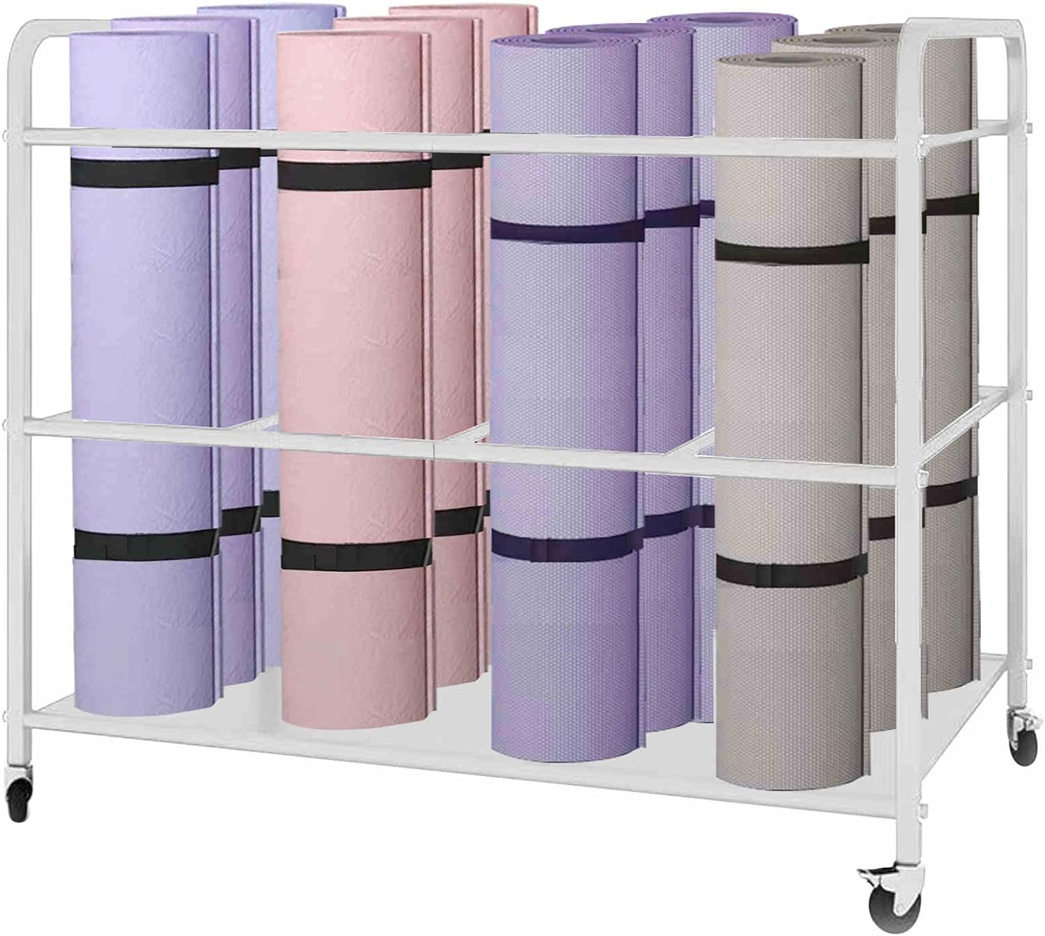 Organize with Ease: Arlifo Yoga Mat Storage Rack