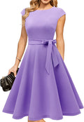 Women's Cocktail Dresses Tea Length Modest Party Dress 2025