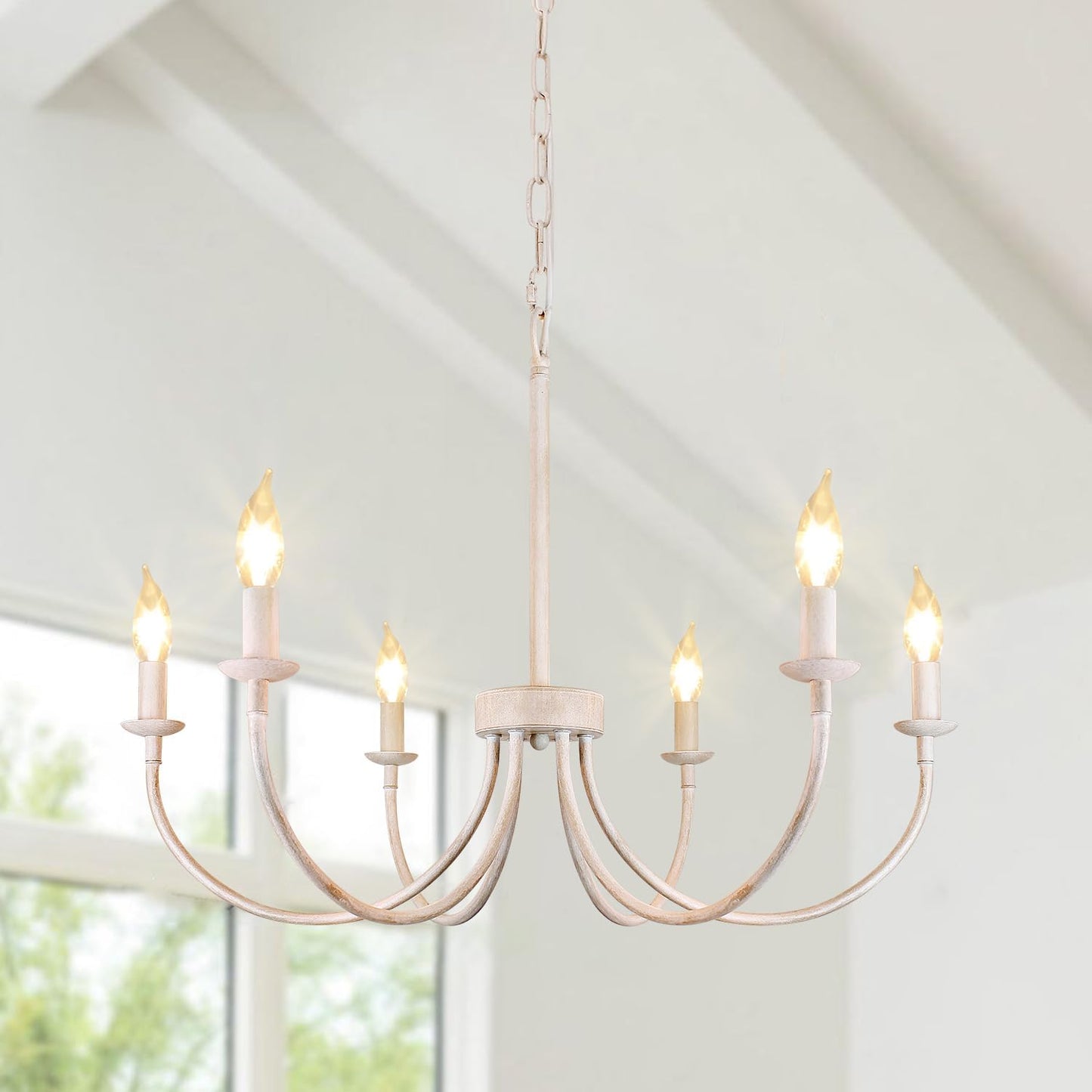 French Country Chandelier for Elegant Dining Room Lighting