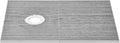 VEVOR Shower Curb Kit 38x60 Shower Pan Kit with 6.3in Offset Drain
