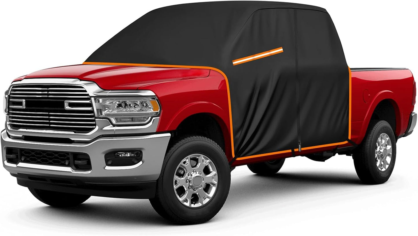 QUNSUNUS Waterproof Truck Cover for Dodge Ram 2500/3500 Crew Cab