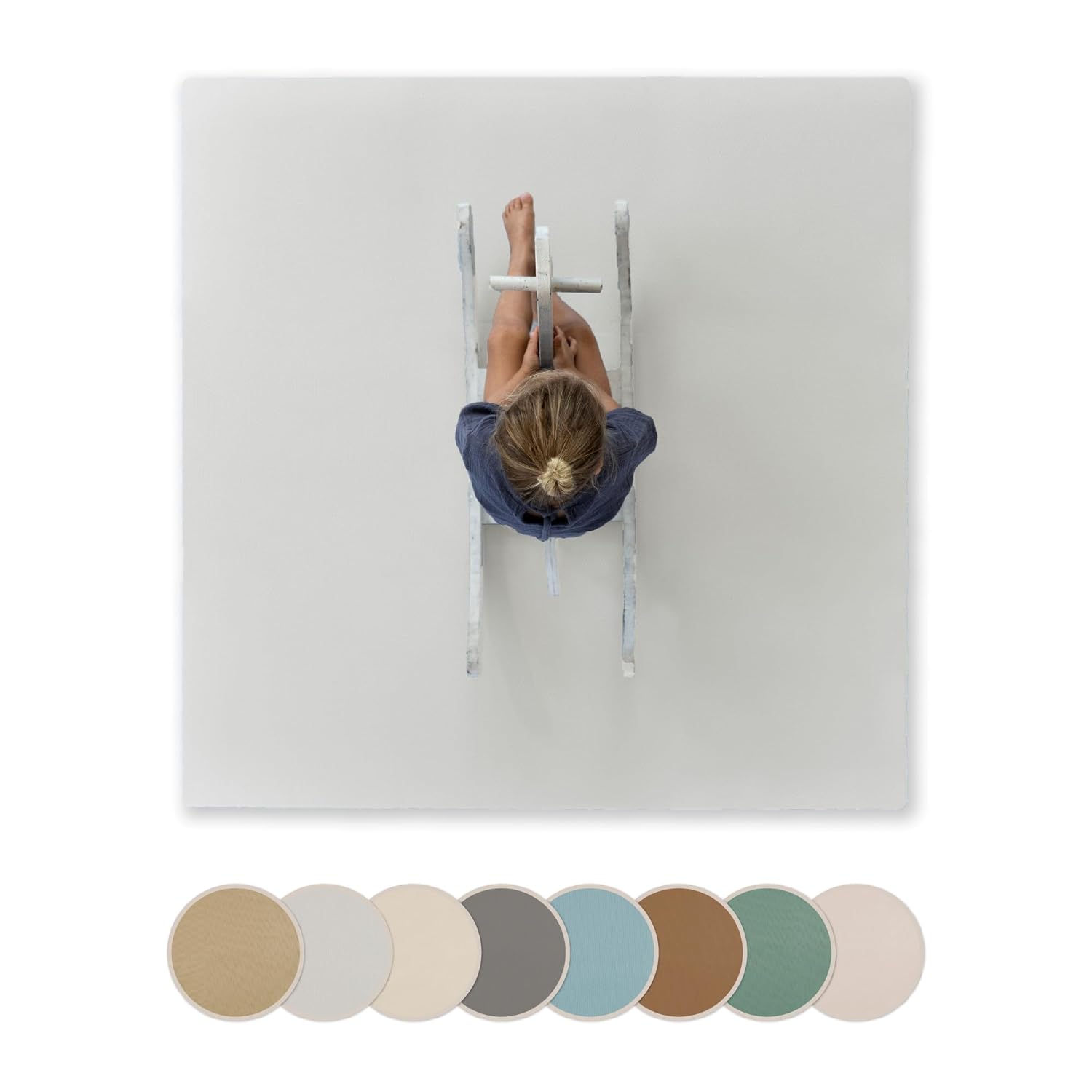 Toddlekind Solid Color Foam Play Mat - Stylish & Safe