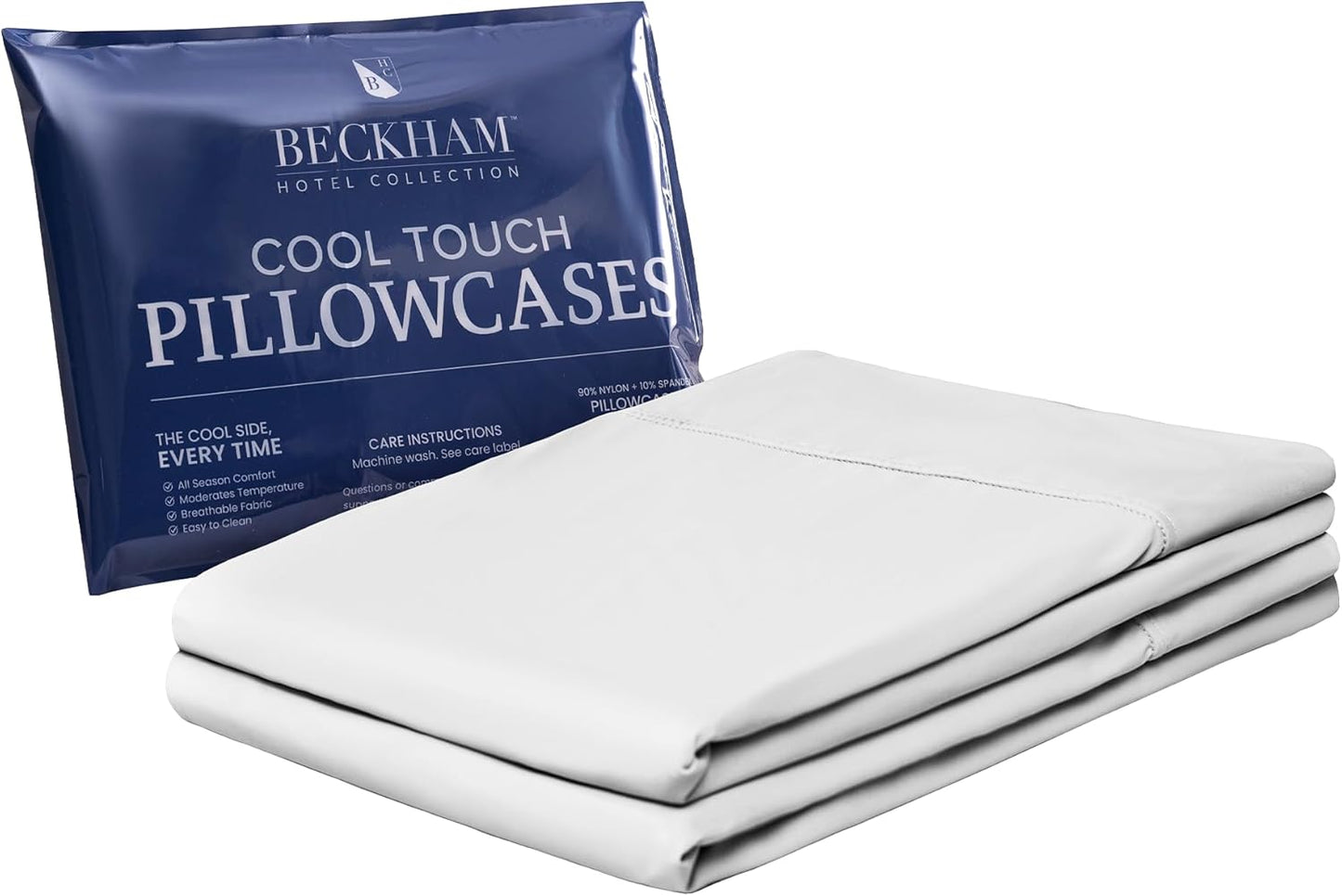 Cooling Pillowcases for Hot Sleepers - King Size Set of 2