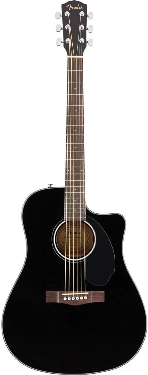 Fender CD-60SCE Acoustic Electric Guitar - Fishman Pickup, 2-Year Warranty
