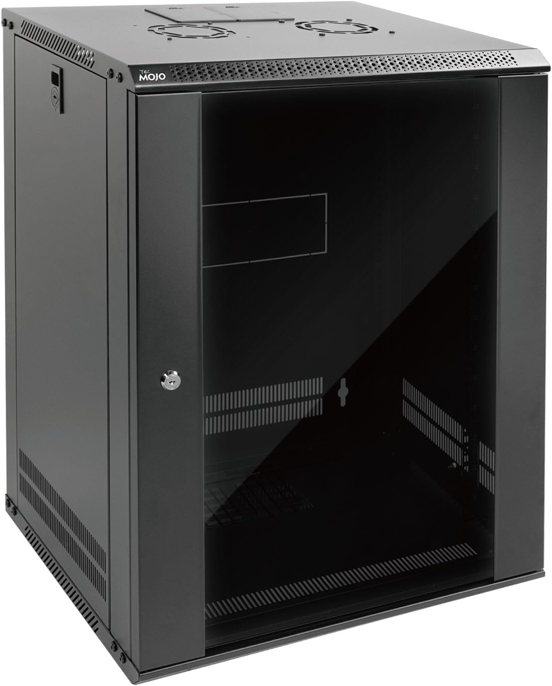 Tecmojo 15U Wall Mount Rack for 19in IT Equipment with Lockable Door