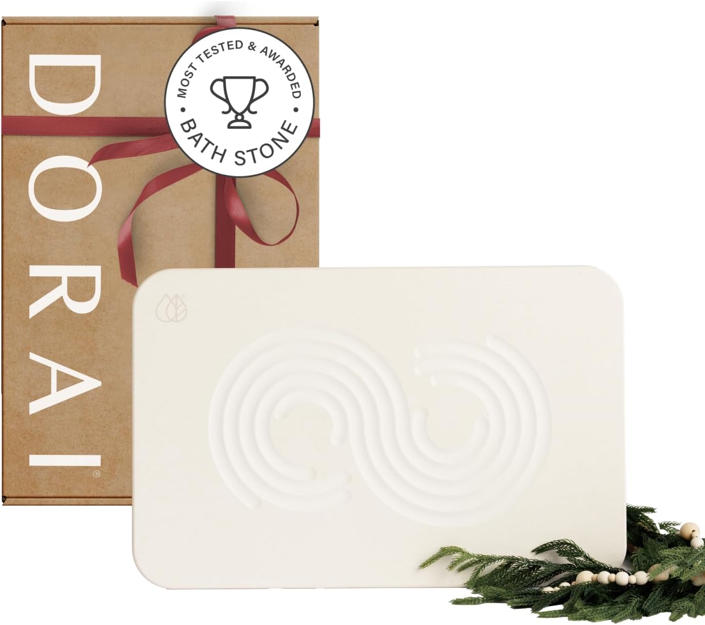 Dorai Home Bath Stone Mat: Quick-Dry Non-Slip Diatomite Mat