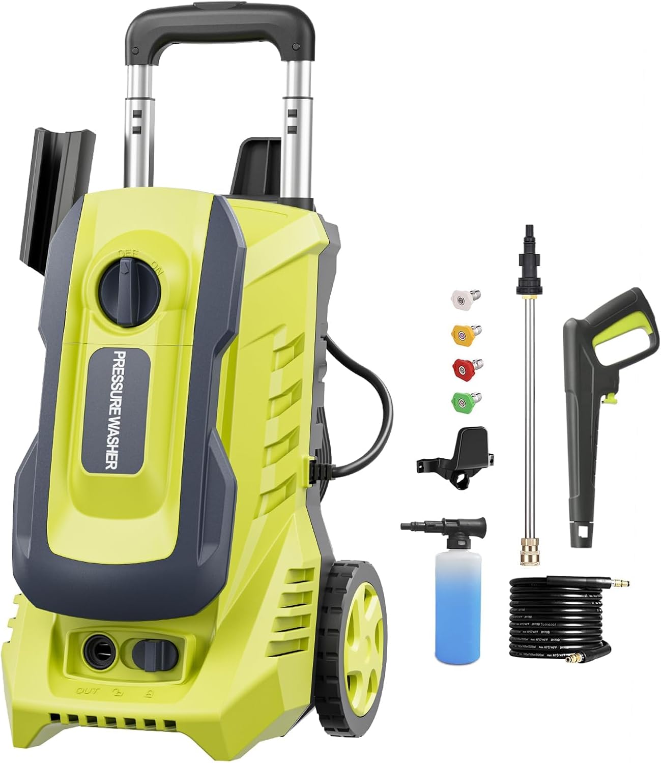 Powerful 4800PSI Pressure Washer with Foam Cannon - HONGDONG