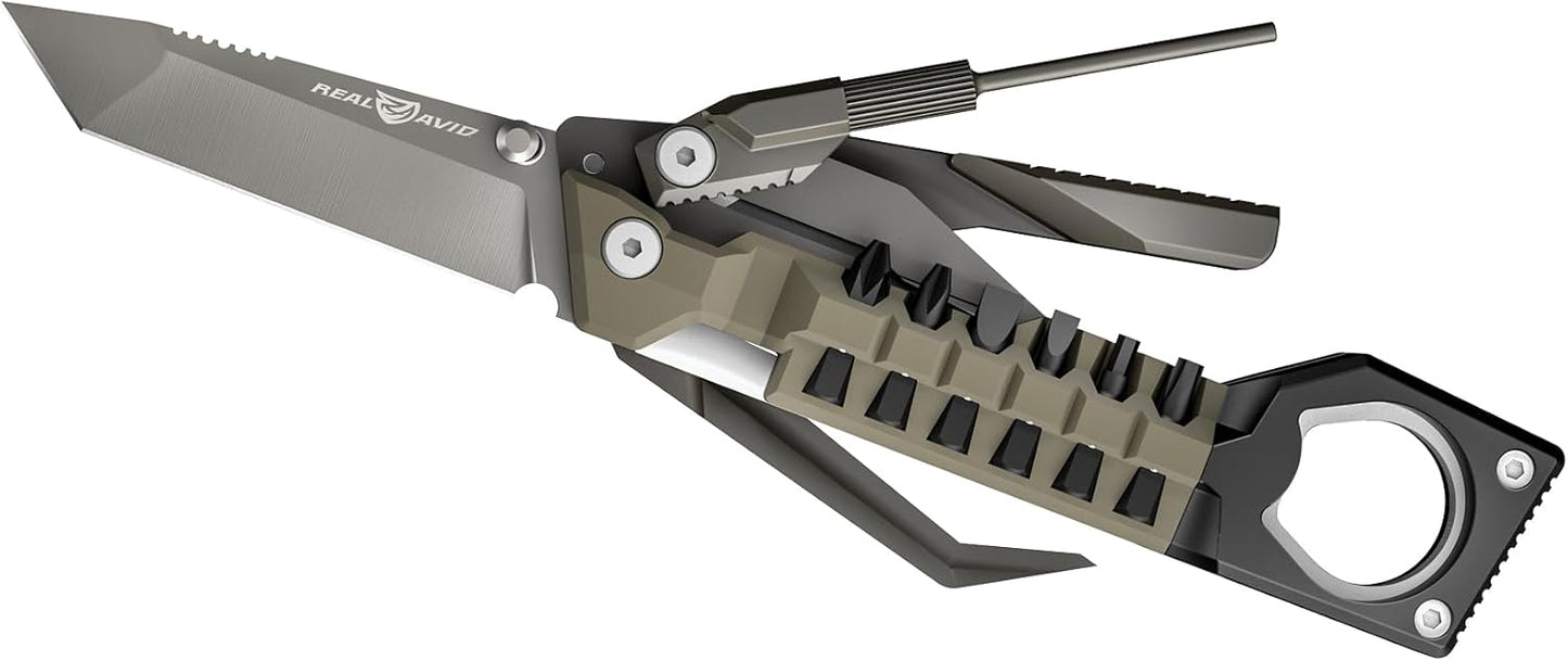Real Avid Pistol Tool for Gun Maintenance: 19 in 1 Multitool
