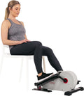 Sunny Health & Fitness Portable Under Desk Elliptical - Senior-Friendly Peddler in Pink
