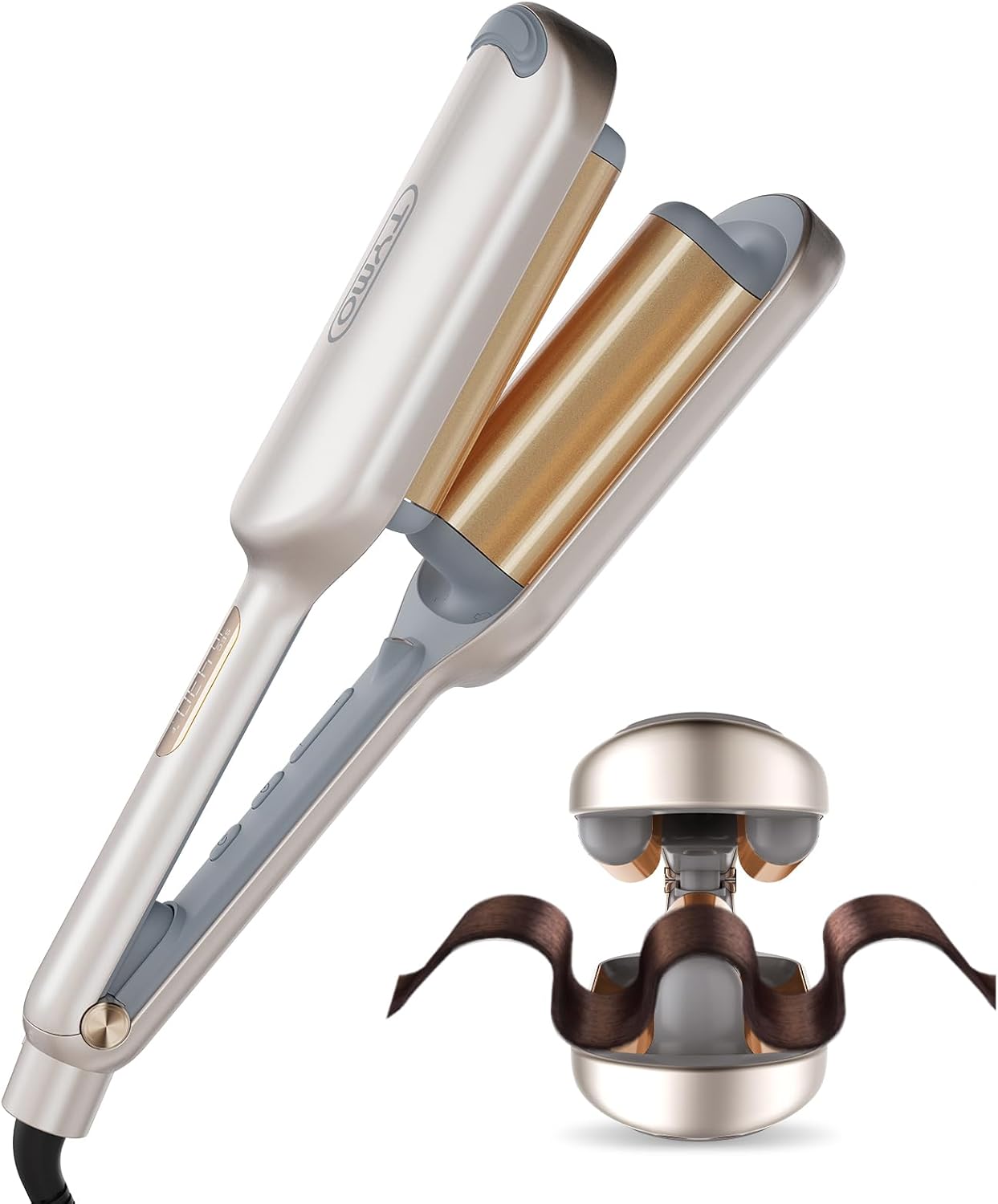 Curling Iron Hair Crimper Waver for Stunning Beach Waves