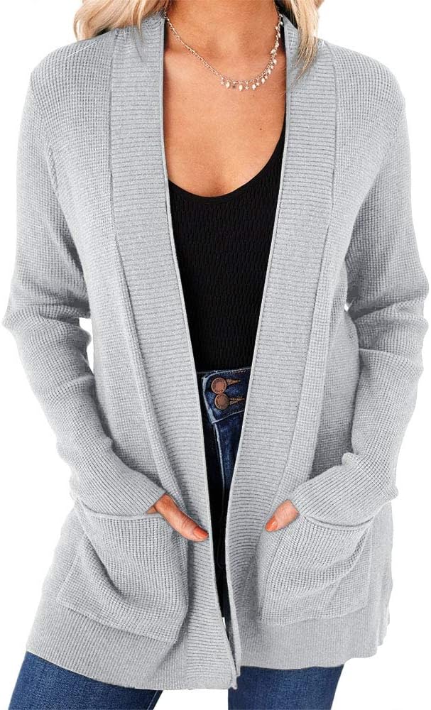 imesrun Womens Open Front Cardigans for Casual Style and Comfort