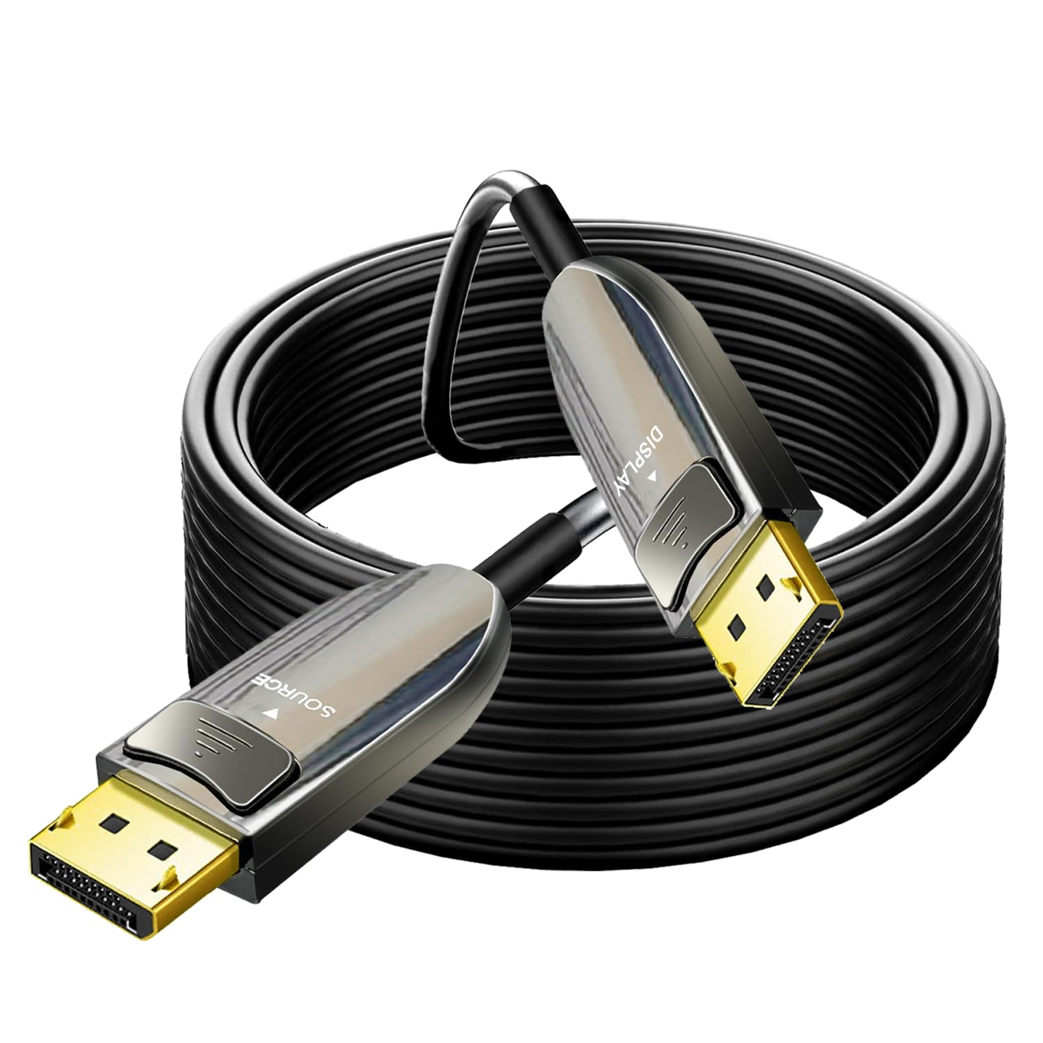 8K Fiber Optic DisplayPort Cable for Gaming