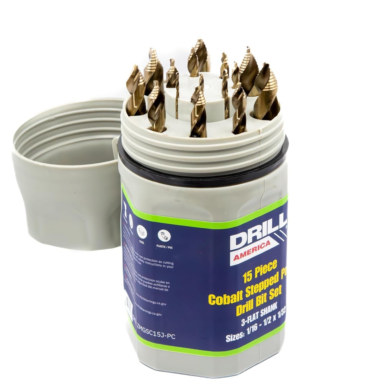 Drill America 15 Piece Cobalt Stepped Point Drill Bit Set Review