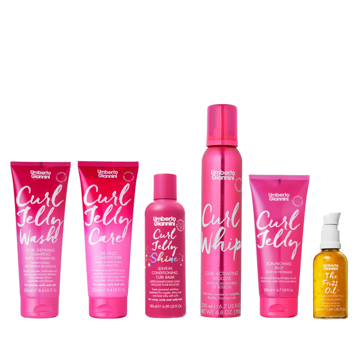 Curl Type 3 Kit for Frizz-Free, Defined and Bouncy Curls