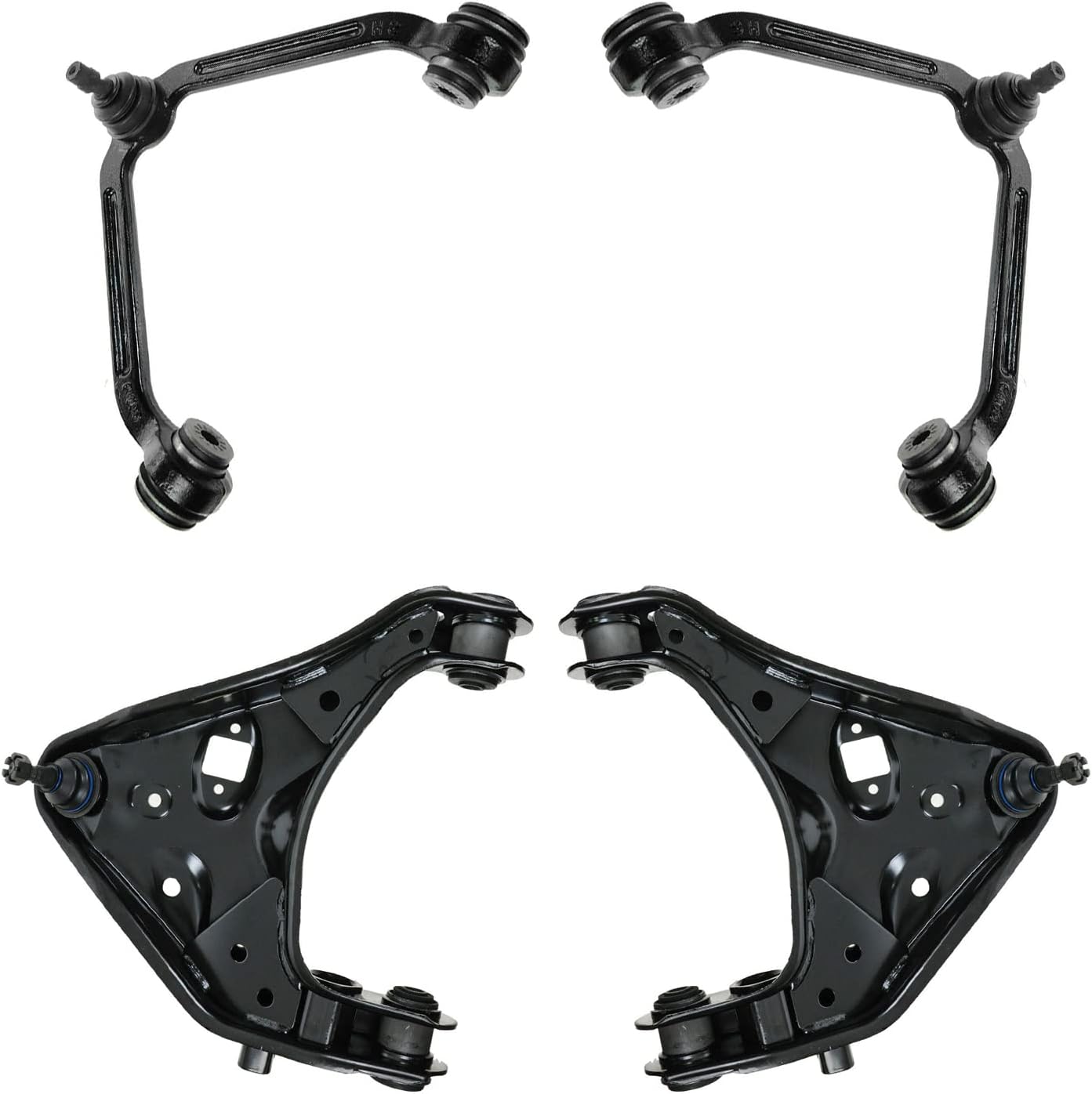 TRQ Front Control Arm with Ball Joint Set for Ford and Mazda
