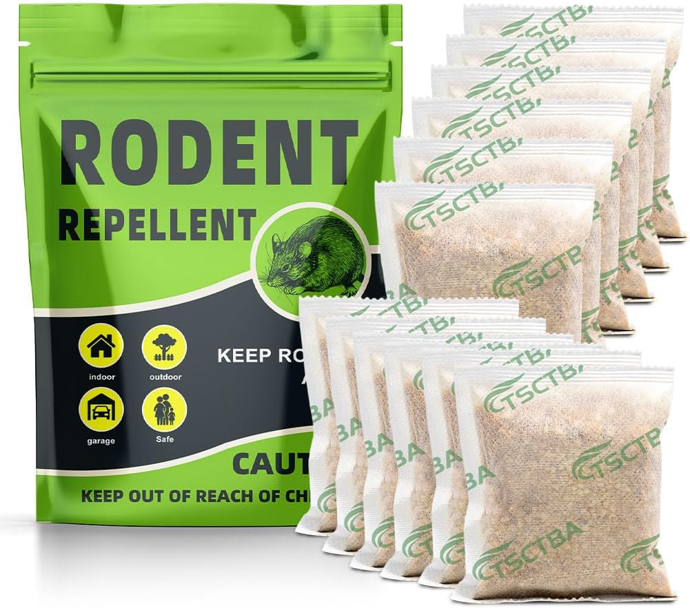 Peppermint Oil Rat & Mouse Repellent - 12 Pack