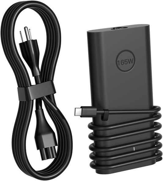 165W GAN USB C Charger for Dell Precision and XPS Laptops