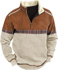 RSZGSWS: Cozy Quarter-Zip Fleece Sweatshirt