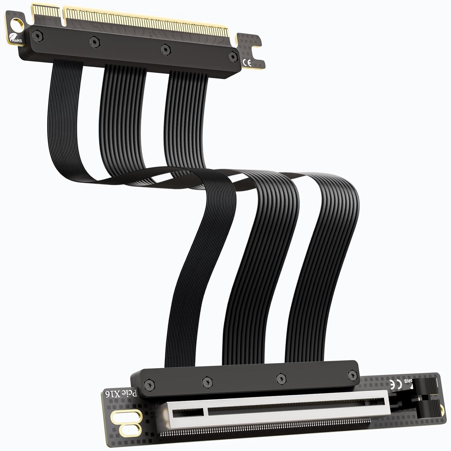 PCI-E 5.0 Riser Cable for High Speed GPU Extension - 20cm
