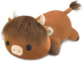 Weighted Stuffed Highland Cow Plush Pillow - Cozy 3.74 lb Comfort