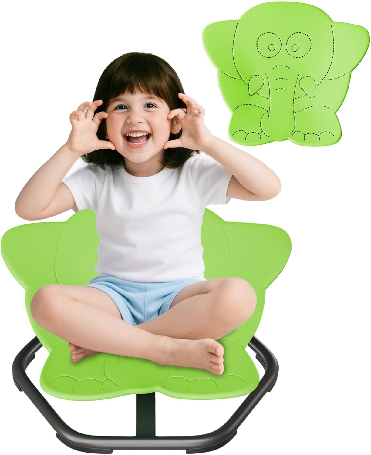 Sensory Swivel Chair for Kids with Autism - Sit and Spin Fun